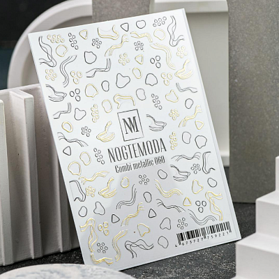 Наклейки Combi Metallic NogteModa №060