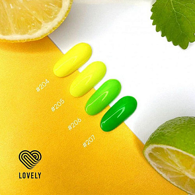 Гель-лак Lovely №204, 7 мл