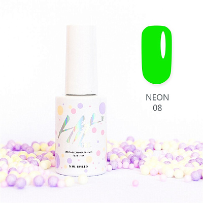Гель-лак HIT Neon №08, 9 мл