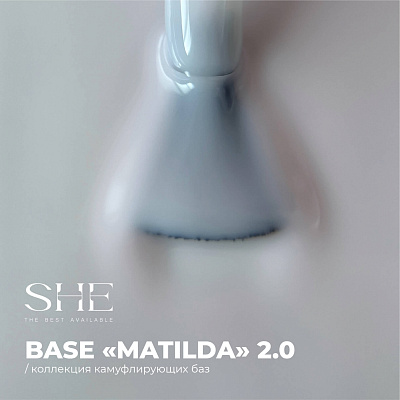 Камуфлирующая база для гель-лака SHE Base Matilda 2.0 15 мл