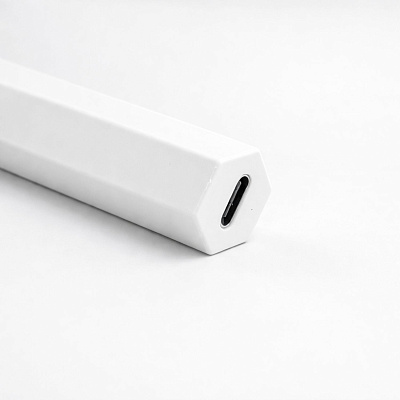 Лампа фонарик LED USB T&H «Шестигранник» 3 Вт белая