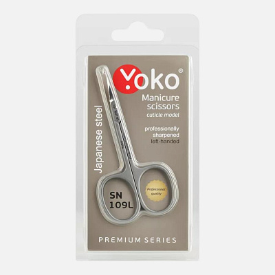 Ножницы маникюрные для кутикулы Y SN 109L Yoko для левши