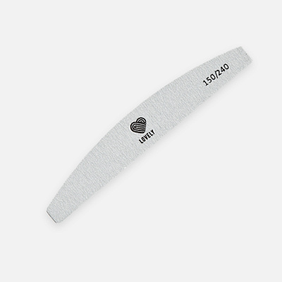 Пилка для ногтей лодочка 150/240 Lovely