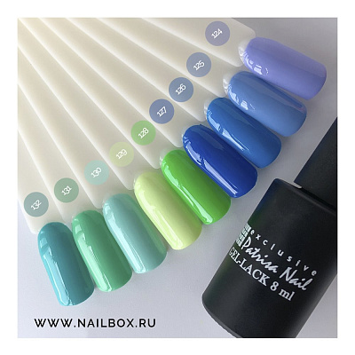 Гель-лак Patrisa Nail №131 Pina Colada GP31 Теплый пастельный зеленый, 8 мл