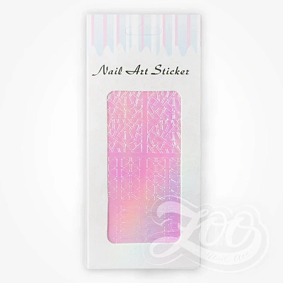 Наклейки Радужный микс №1361 Zoo Nail Art