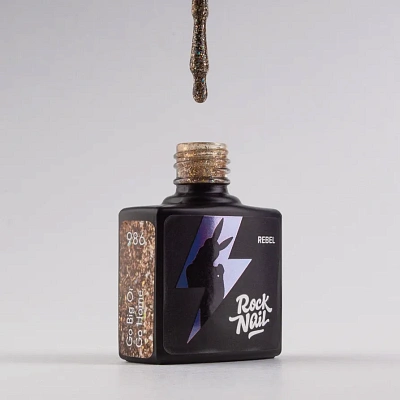 Гель-лак RockNail №986 Rebel (Go Big or Go Home) 10 мл