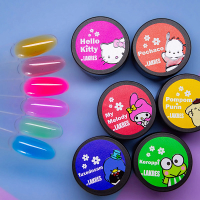Гель моделирующий Lakres Hello Kitty витражный 5 гр