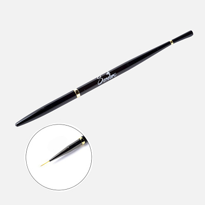 Кисть для росписи Волосок Serebro №0, черная 13 мм