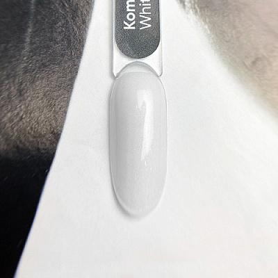 Комби-гель мерцающий Kombi Gel Soffit Patrisa Nail AZ17 белый (White), 35 гр