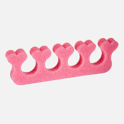 Разделители пальцев для педикюра Domix 20 пар цветные