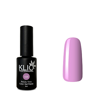 Гель-лак Klio professional BEAUTY TIME №026, 8 мл