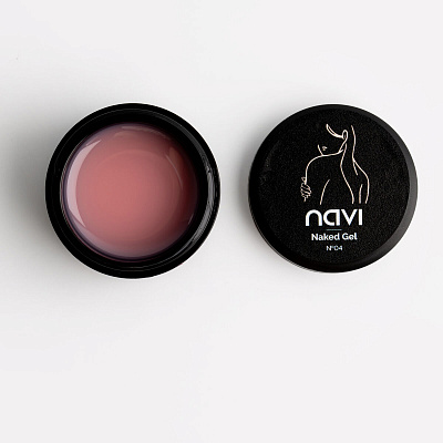 Моделирующий гель NAVI полупрозрачный нюд Naked Gel 04 15 мл