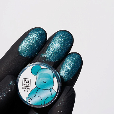 Втирка для дизайна Chrome IVA NAILS №05