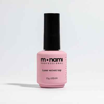 Матовый топ для гель-лака Luxe Velvet top Monami 15 мл