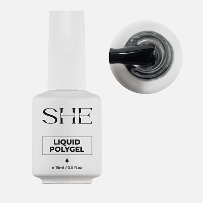 Жидкий полигель SHE Liquid PolyGel Hyaline 15 мл