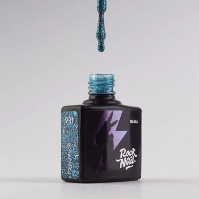 Гель-лак RockNail №981 Rebel (Party Mode) 10 мл