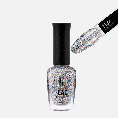 Лак для ногтей IQ Beauty №122 укрепляющий с биокерамикой 12,5 мл