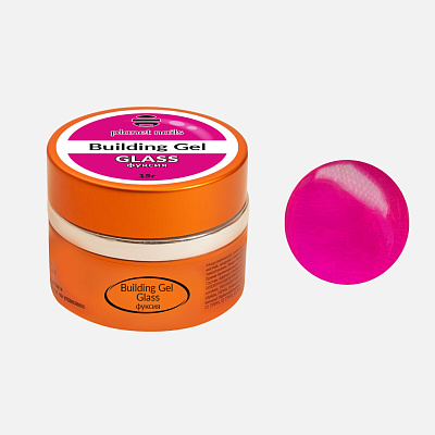 Моделирующий гель Planet nails Building GLass Gel Фуксия 15 мл арт.11092