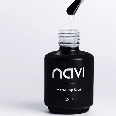 Матовый топ для гель-лака NAVI Matte Top Satin 15 мл