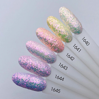 Глиттер с зеркальным блеском Сказочная рыбка Zoo Nail Art №1637, 1 г