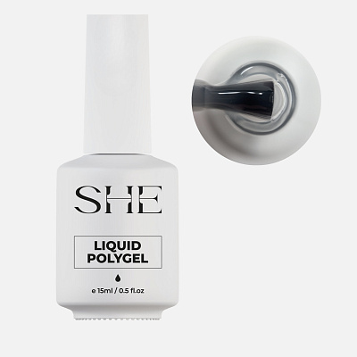 Жидкий полигель SHE Liquid PolyGel Lily 15 мл