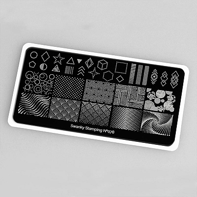 Пластина для стемпинга Swanky Stamping №078
