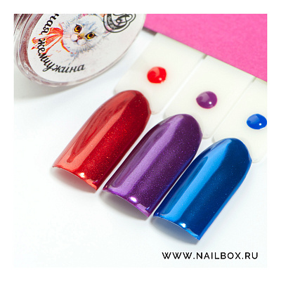 Зеркальный пигмент №1347 Zoo Nail Art Красная жемчужина 0,5 г