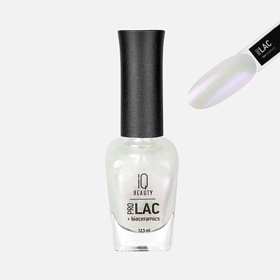 Лак для ногтей IQ Beauty №084 укрепляющий с биокерамикой 12,5 мл