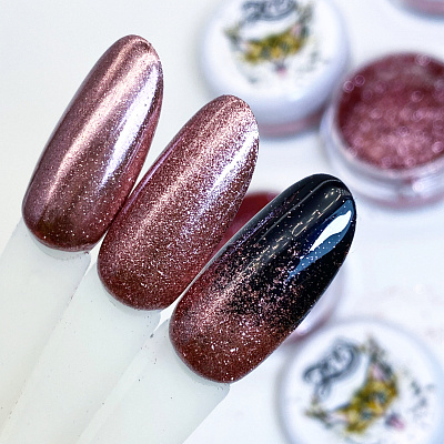 Пигмент для втирки розовое золото 1192, Zoo Nail Art 0.2 г