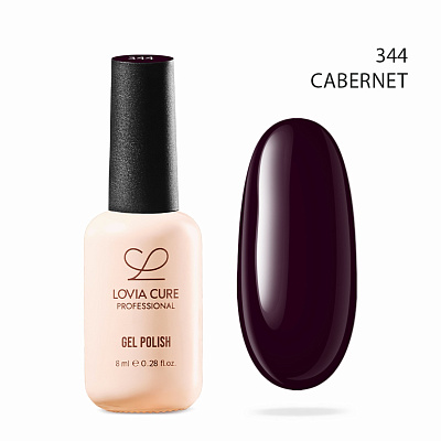 Гель-лак LOVIA CURE 344 Cabernet 8 мл