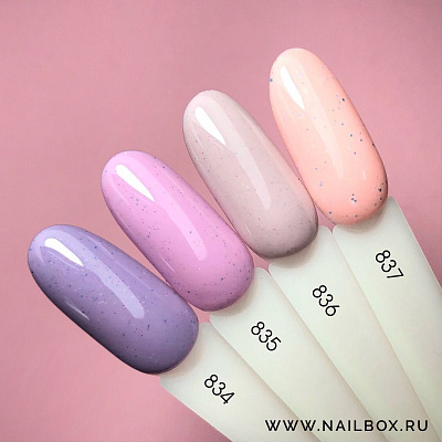 Гель-лак Patrisa Nail №833 Cotton Candy B178 Небесно-голубой с разноцветной крошкой, 8 мл