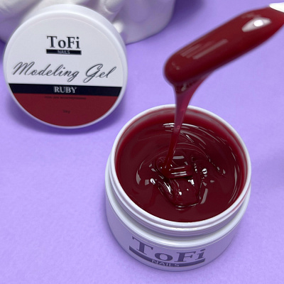 Гель для моделирования Modeling Gel ToFi Ruby 30 г