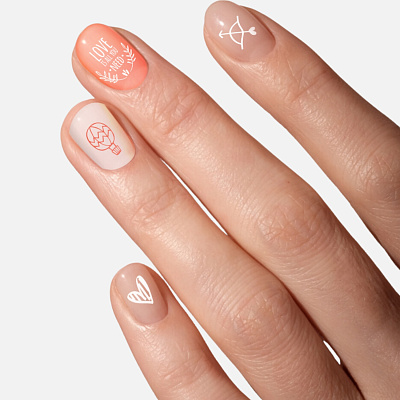 Пластина для стемпинга Nail Republic №3028 Love