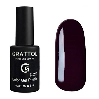 Гель-лак Grattol GTC098 Dark Eggplant, 9 мл