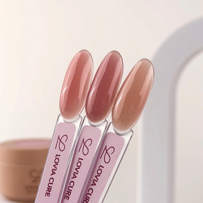 Моделирующий гель LOVIA CURE с кератином и кальцием Nail Care Gel  №14 15 мл
