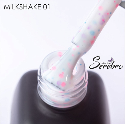 Гель-лак Serebro Milkshake №01 11 мл