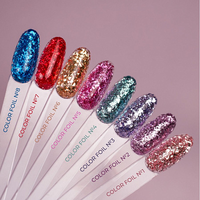 Дизайн для ногтей Iva Nails Color Foil №07