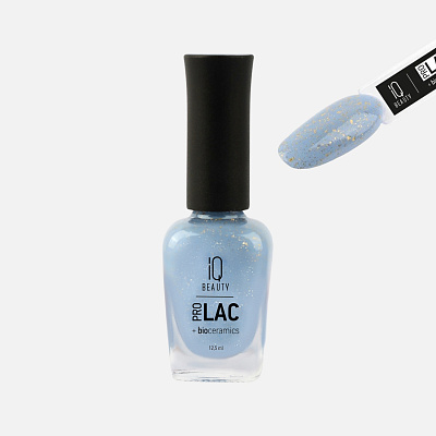 Лак для ногтей IQ Beauty №090 укрепляющий с биокерамикой 12,5 мл
