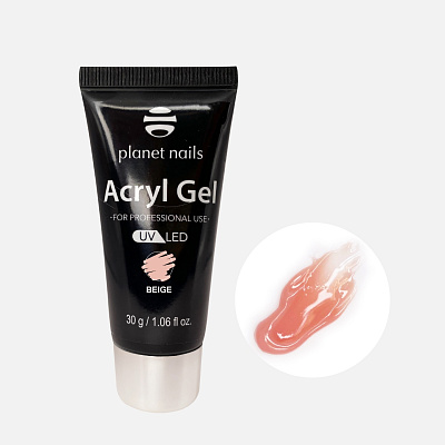 Акригель Acryl Gel Planet Nails Beige 30 г арт. 11513