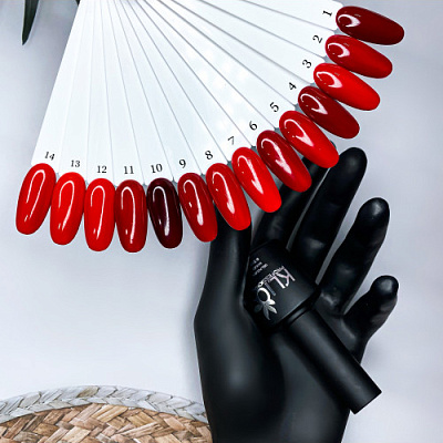 Гель-лак Klio Red Collection №02, 8 мл
