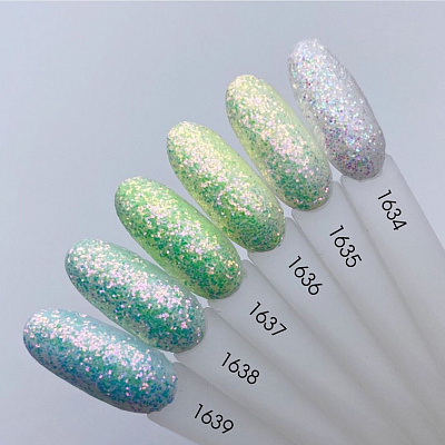 Глиттер с зеркальным блеском Сказочная рыбка Zoo Nail Art №1639, 1 г