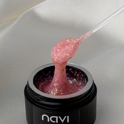 Моделирующий гель NAVI с блестками Love Story Gel 05 15 мл