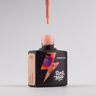 Гель-лак RockNail №742 Barbiecore (Guilty Pleasure) 10 мл