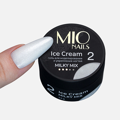 Гель Ice Cream Gel Milky MIX #02 Mio Nails 13 г