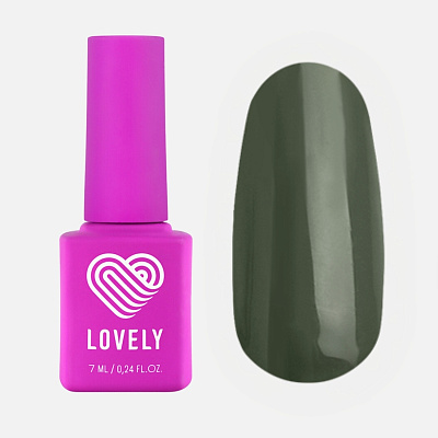 Гель-лак Lovely №091 зеленый оттенок «Аспарагус» 7 мл