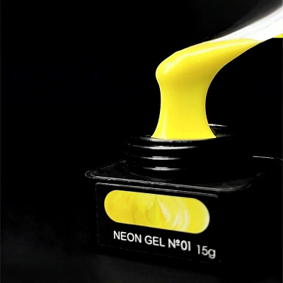 Гель для наращивания ENIGMANIC NEON gel №01 15 мл