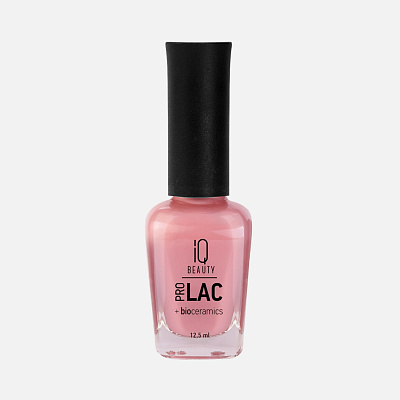 Лак для ногтей IQ Beauty №016 укрепляющий с биокерамикой 12,5 мл
