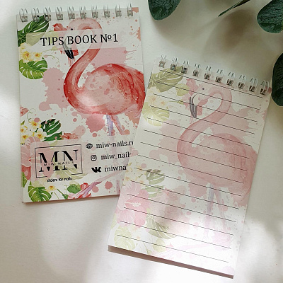 Наклейки на типсы Tips Book (блокнот) Miw Nails №01