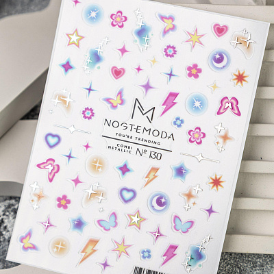 Наклейки Combi Metallic NogteModa №130