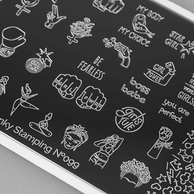 Пластина для стемпинга Swanky Stamping №099